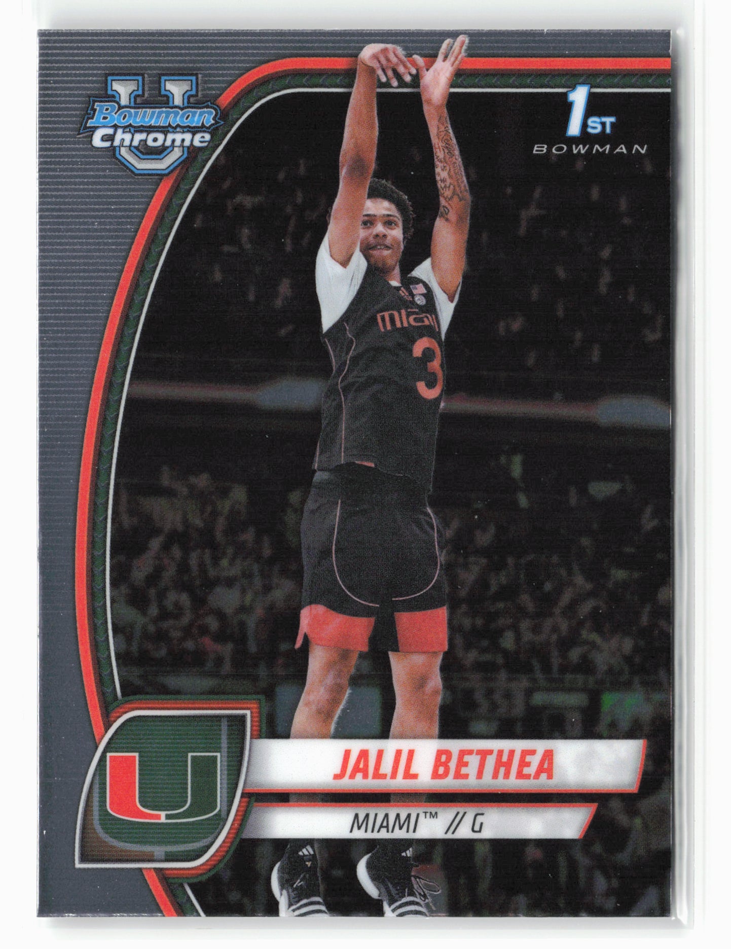 2024-25 Bowman University Chrome #28 Jalil Bethea