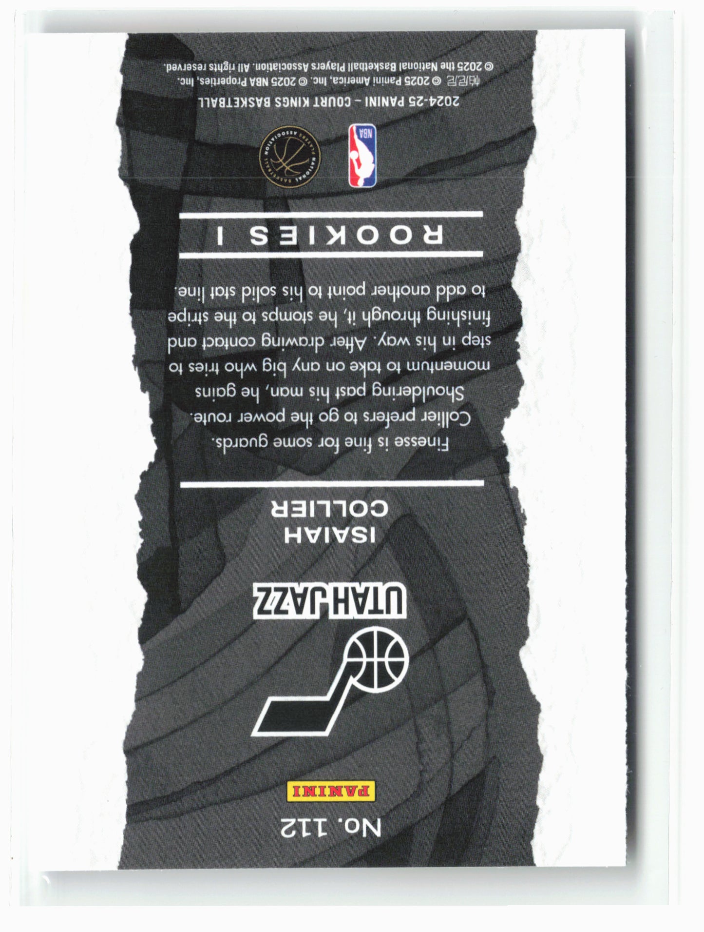 2024-25 Panini Court Kings #112 Isaiah Collier