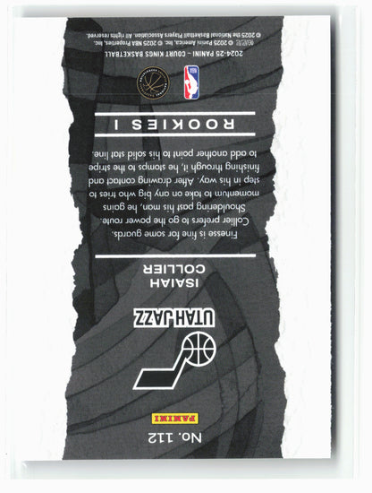 2024-25 Panini Court Kings #112 Isaiah Collier