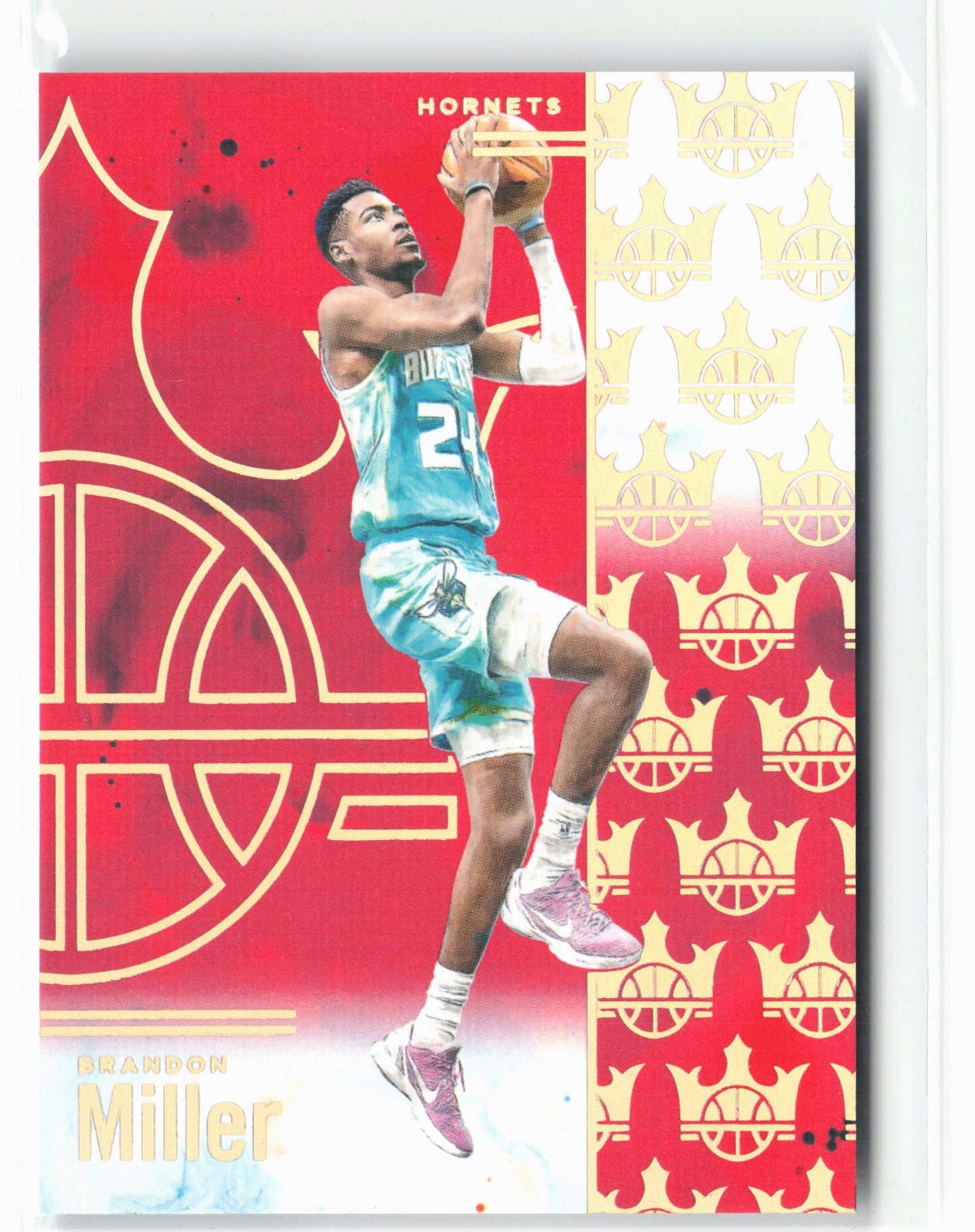 2024-25 Panini Court Kings #69 Brandon Miller Ruby #/149