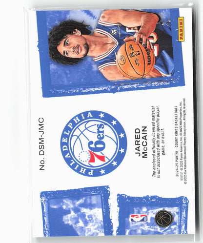 2024-25 Panini Court Kings #DSM-JMC Jared McCain Debut Showcase Memorabilia