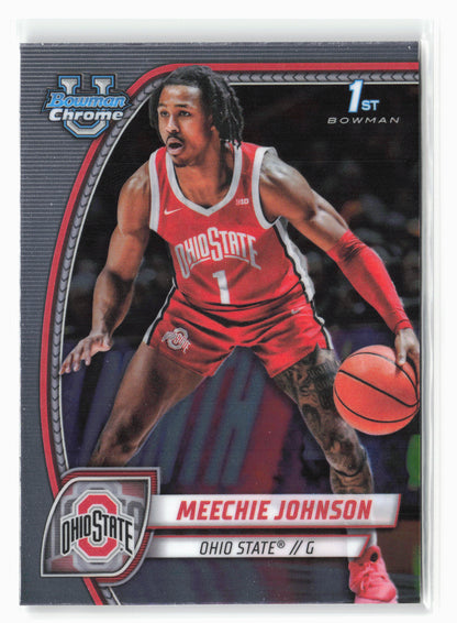 2024-25 Bowman University Chrome #54 Meechie Johnson