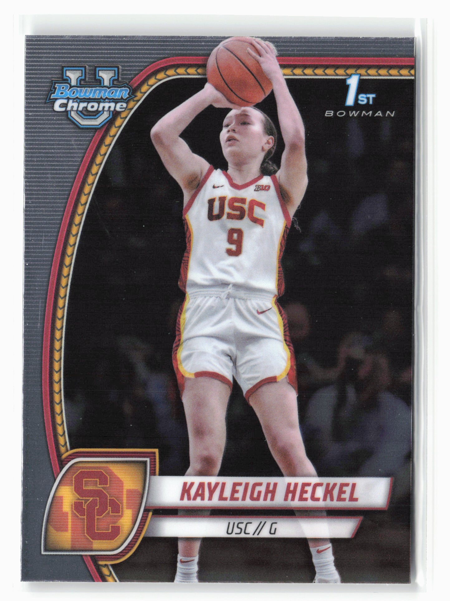 2024-25 Bowman University Chrome #43 Kayleigh Heckel