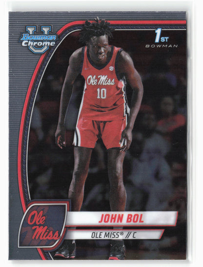 2024-25 Bowman University Chrome #31 John Bol