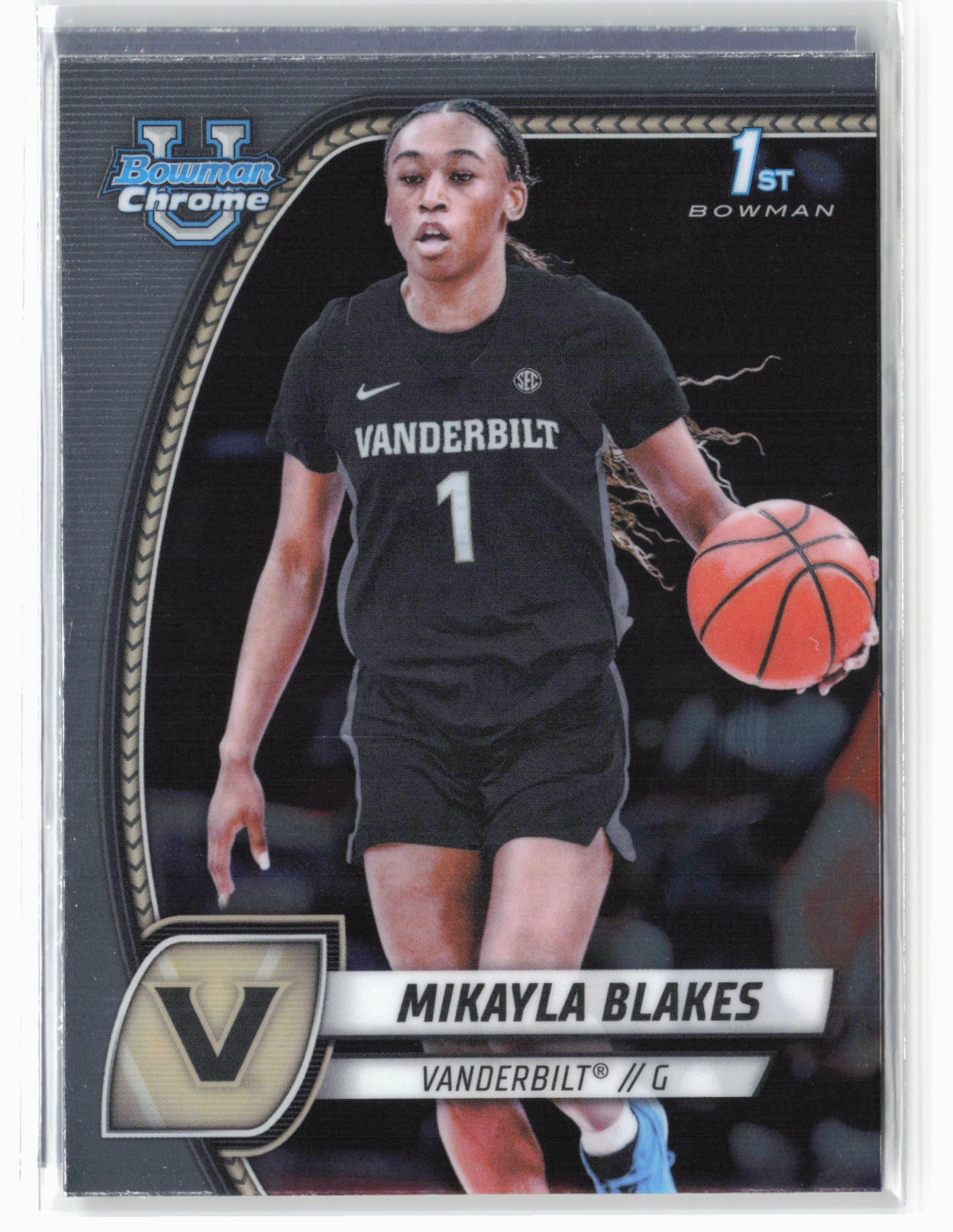 2024-25 Bowman University Chrome #55 Mikayla Blakes