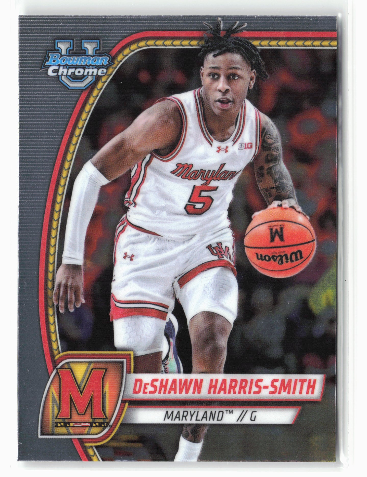 2024-25 Bowman University Chrome #85 DeShawn Harris-Smith