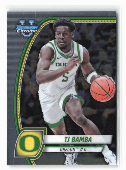 2024-25 Bowman University Chrome #74 TJ Bamba