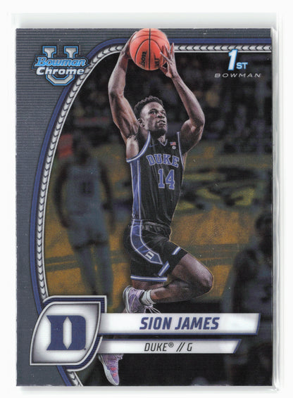 2024-25 Bowman University Chrome #63 Sion James