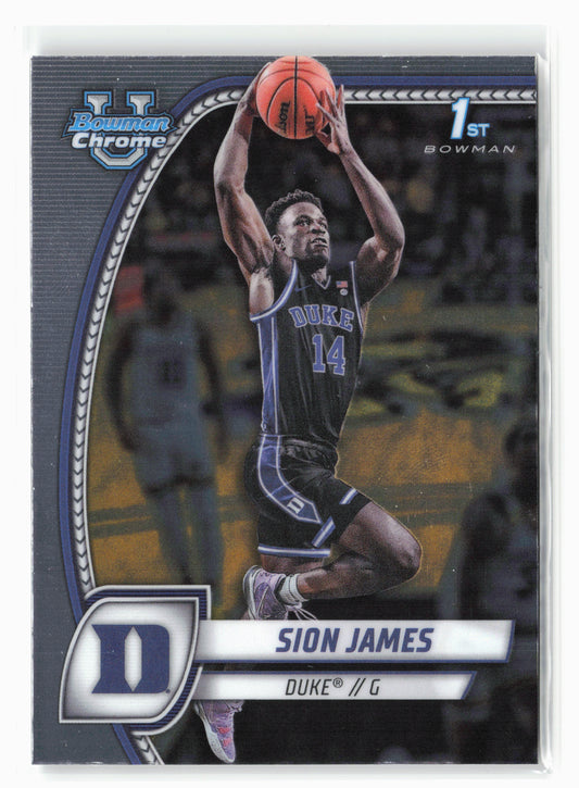 2024-25 Bowman University Chrome #63 Sion James