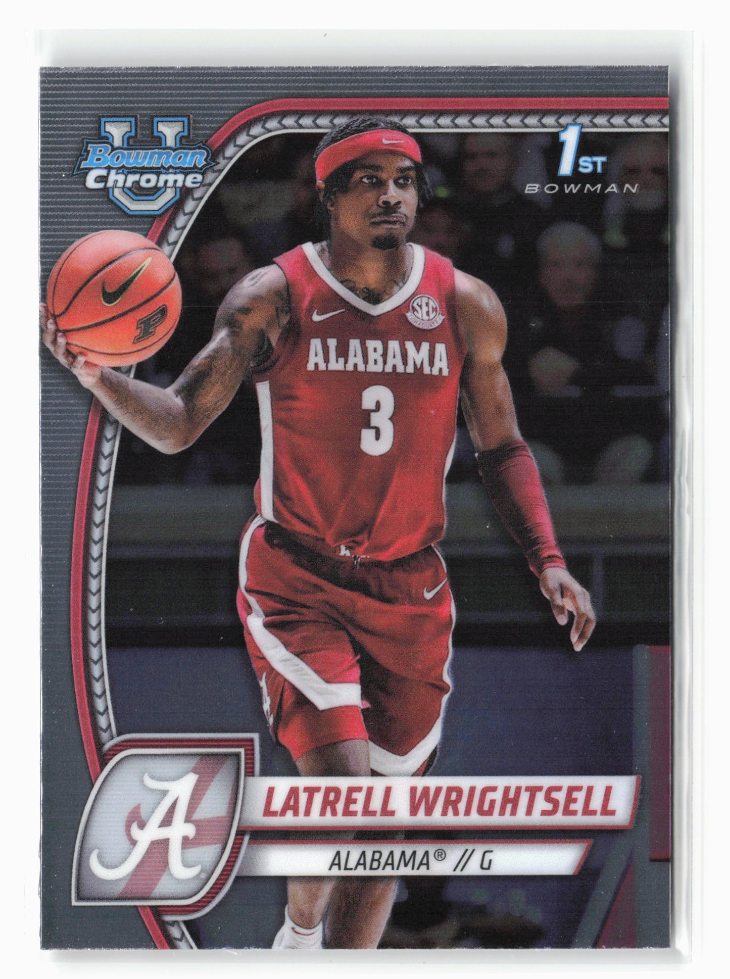 2024-25 Bowman University Chrome #51 Latrell Wrightsell Jr.