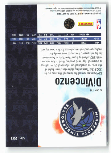2024-25 Panini Court Kings #80 Donte DiVincenzo