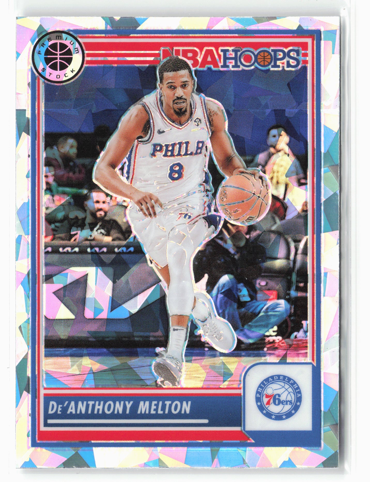 2023-24 Panini Premium Stock #138 De'Anthony Melton Ice Prizm