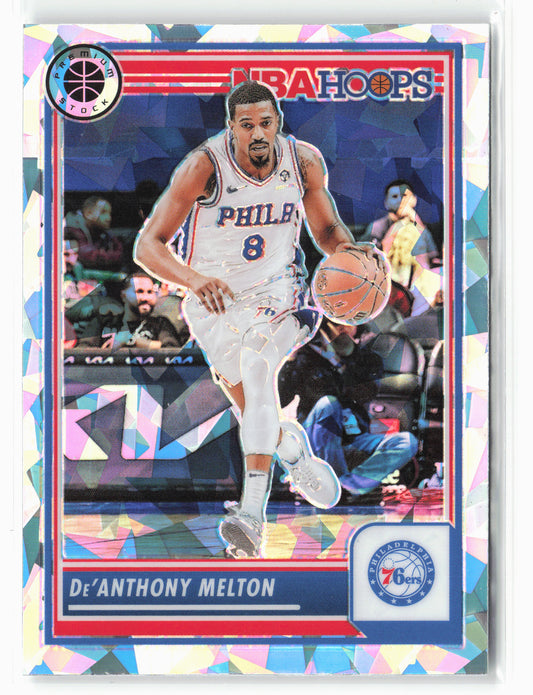 2023-24 Panini Premium Stock #138 De'Anthony Melton Ice Prizm
