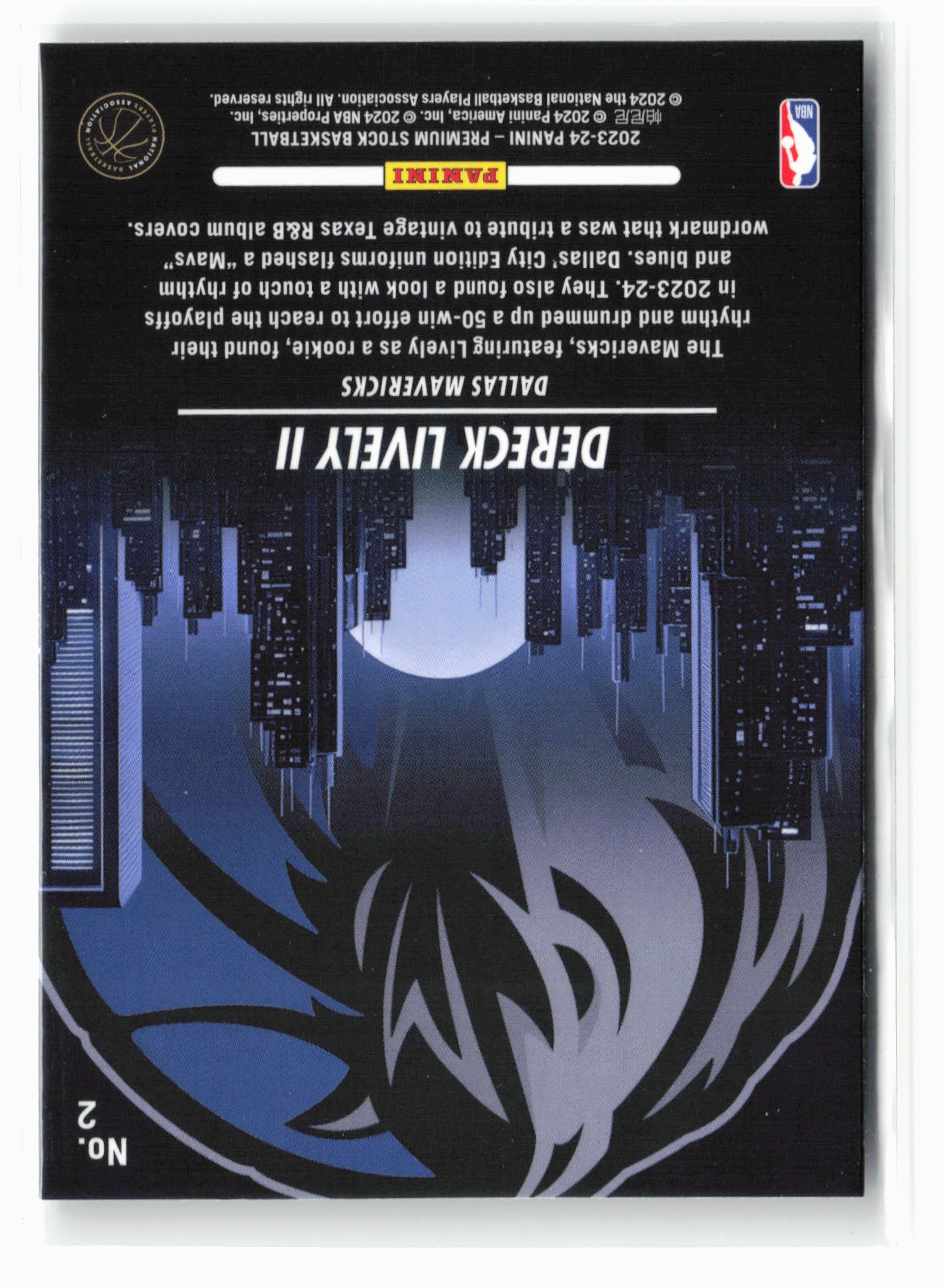 2023-24 Panini Premium Stock #2 Dereck Lively II City Edition NM