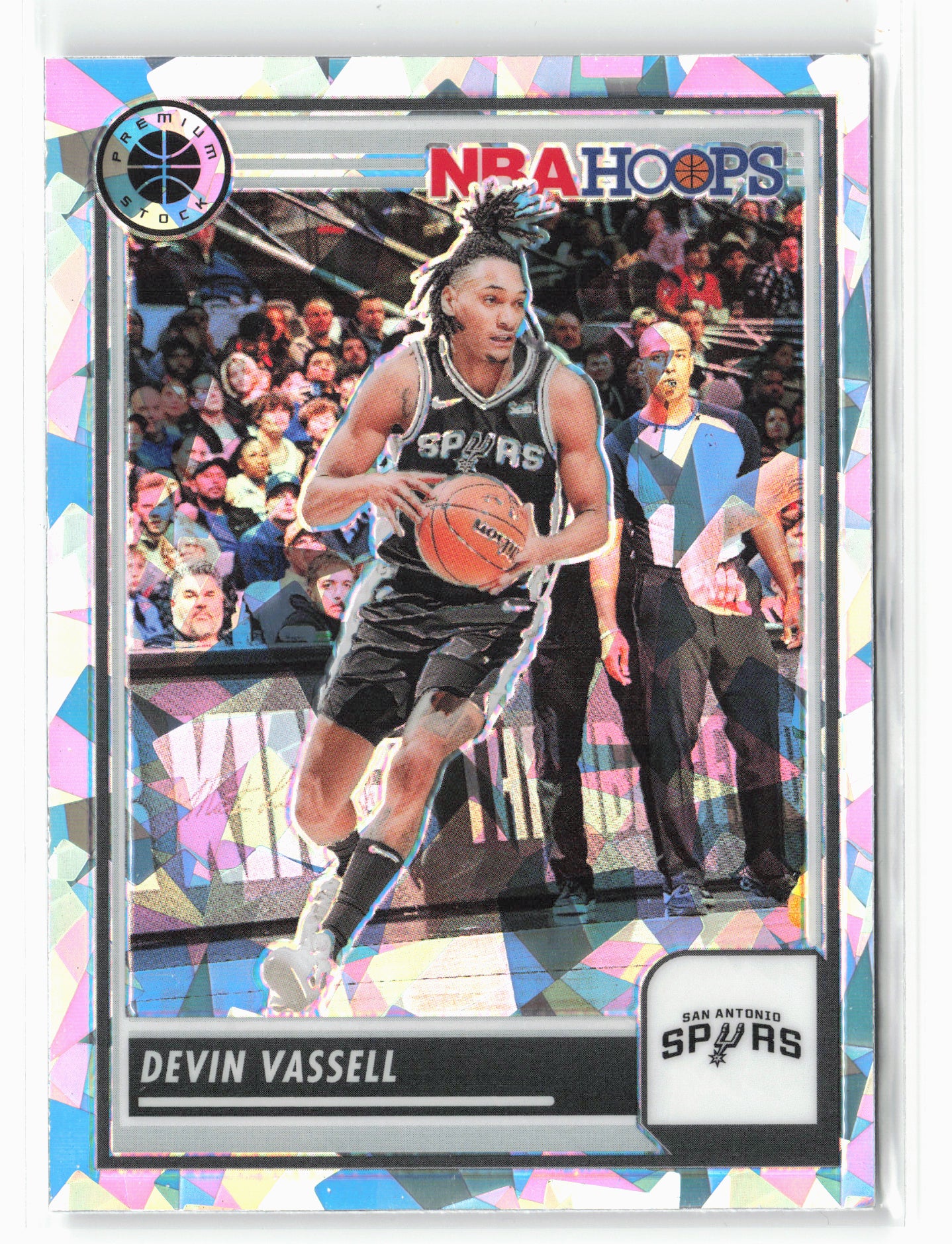 2023-24 Panini Premium Stock #232 Devin Vassell Ice Prizm