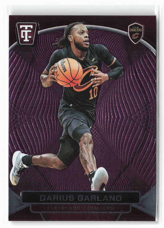 2024-25 Panini Totally Certified #97 Darius Garland Mirror Purple
