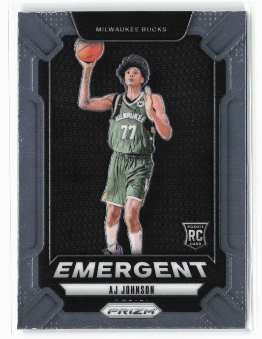 2024-25 Panini Prizm #15 AJ Johnson Emergent