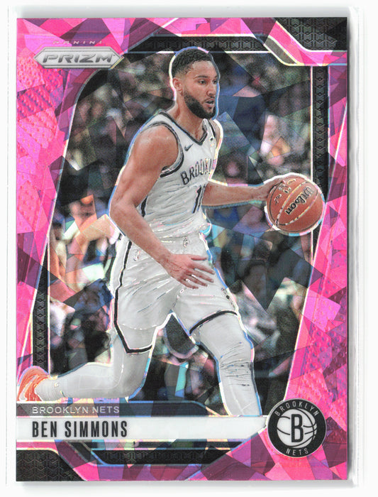 2024-25 Panini Prizm #82 Ben Simmons Prizms Pink Ice