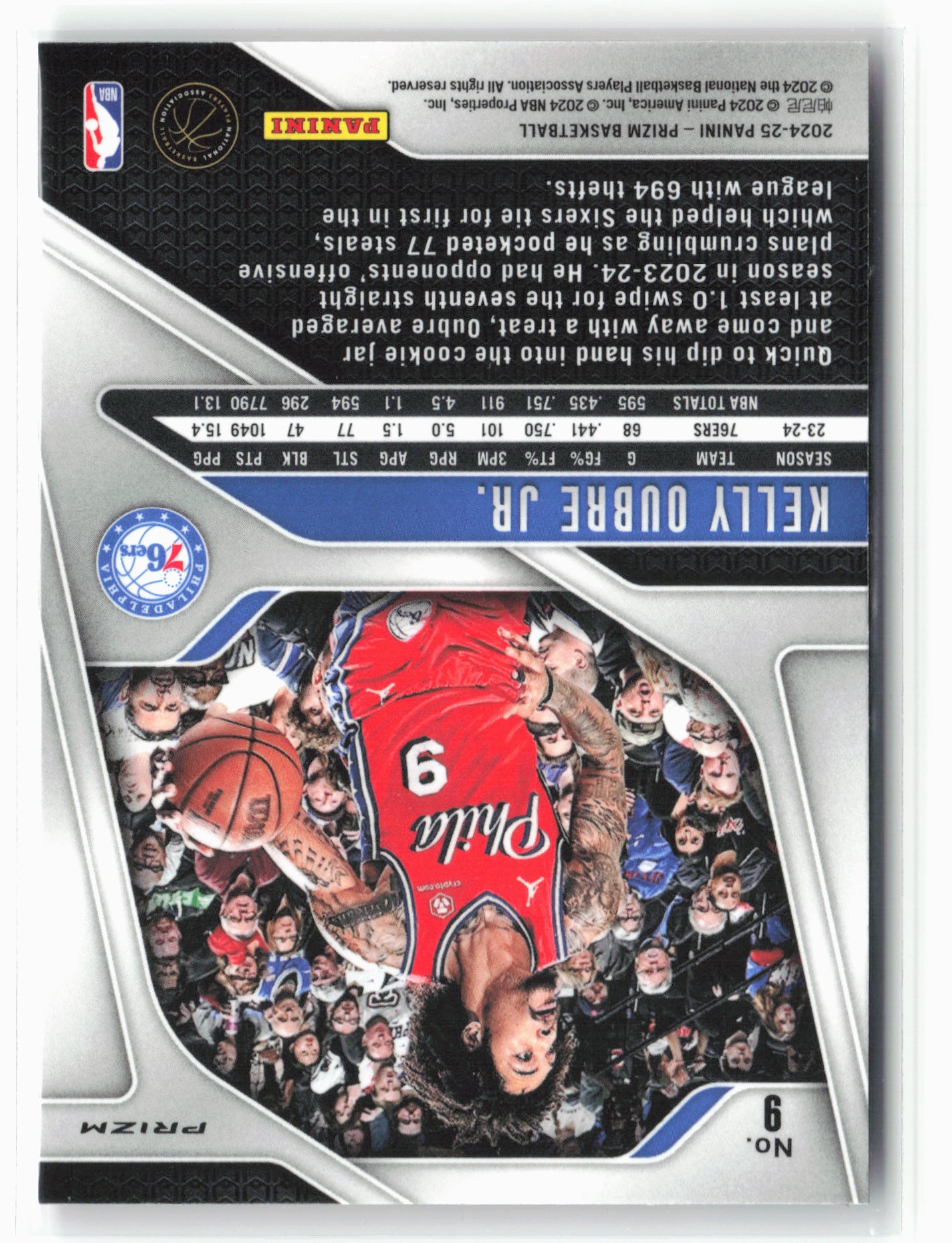 2024-25 Panini Prizm #9 Kelly Oubre Jr. Prizms Pink Ice