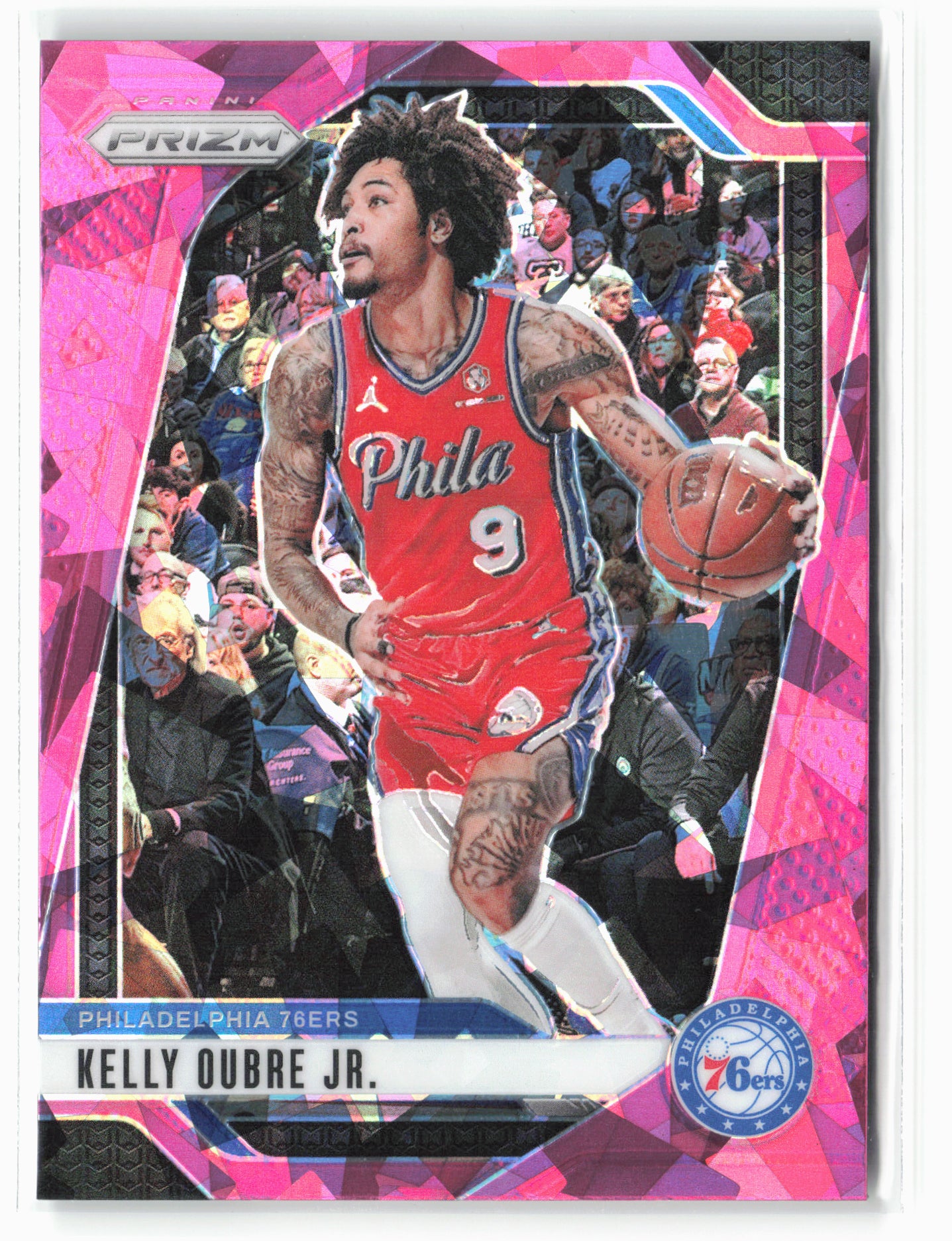 2024-25 Panini Prizm #9 Kelly Oubre Jr. Prizms Pink Ice