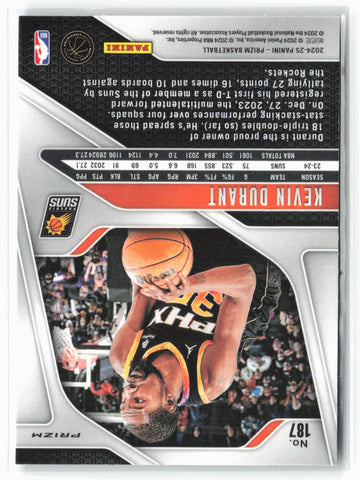 2024-25 Panini Prizm #187 Kevin Durant Prizms Silver