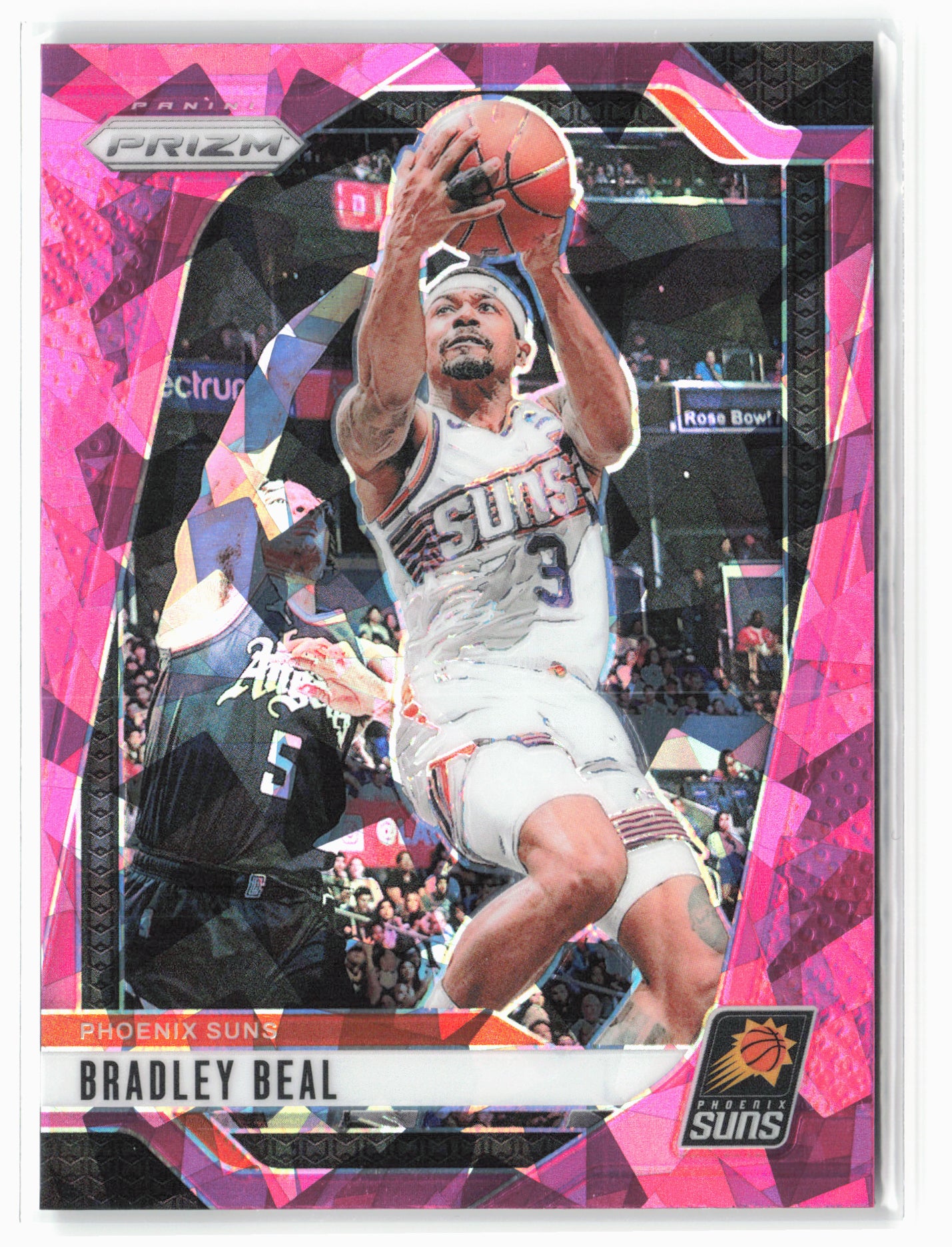 2024-25 Panini Prizm #54 Bradley Beal Prizms Pink Ice
