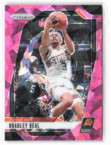 2024-25 Panini Prizm #54 Bradley Beal Prizms Pink Ice