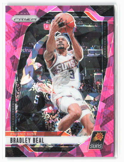 2024-25 Panini Prizm #54 Bradley Beal Prizms Pink Ice