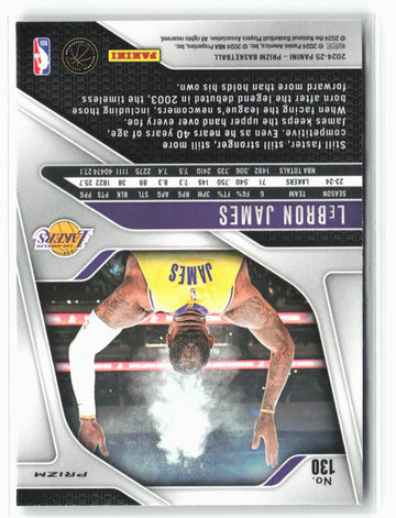 
2024-25 Panini Prizm #130 LeBron James Prizms Silver