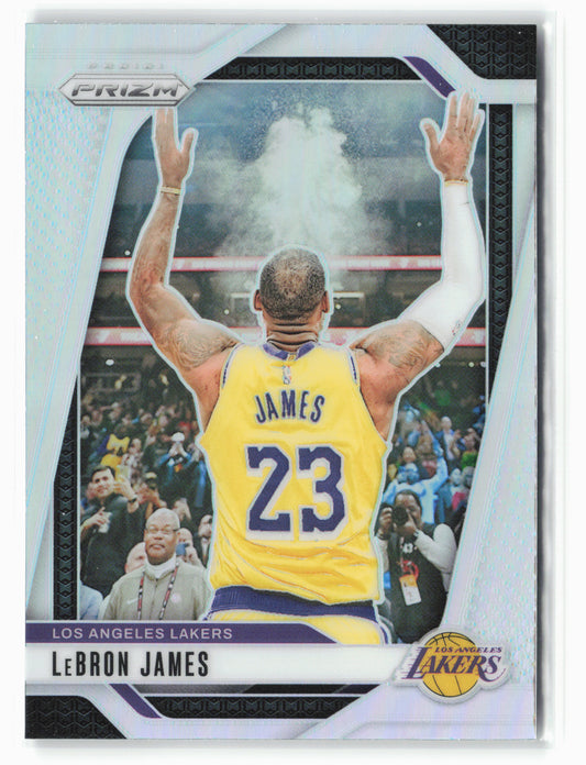 2024-25 Panini Prizm #130 LeBron James Prizms Silver