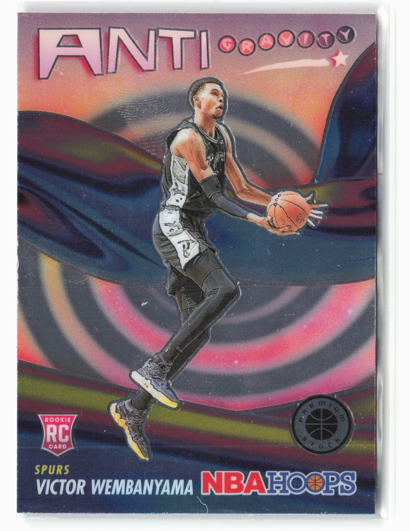 2023-24 Panini Premium Stock #5 Victor Wembanyama Anti Gravity