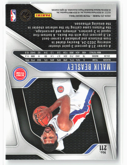 2024-25 Panini Prizm #211 Malik Beasley NM