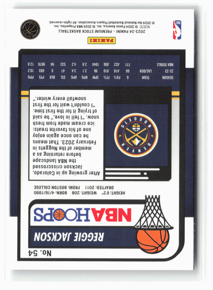 2023-24 Panini Premium Stock #54 Reggie Jackson NM