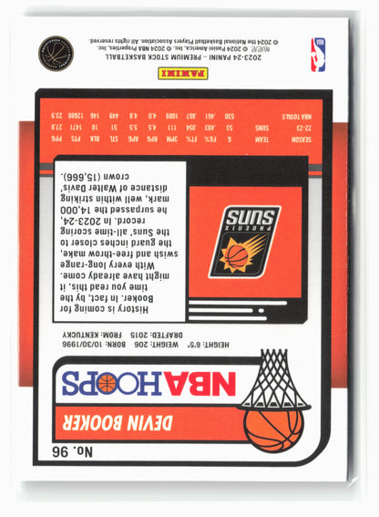 2023-24 Panini Premium Stock #96 Devin Booker NM