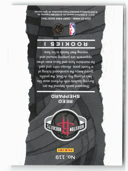 2024-25 Panini Court Kings #119 Reed Sheppard