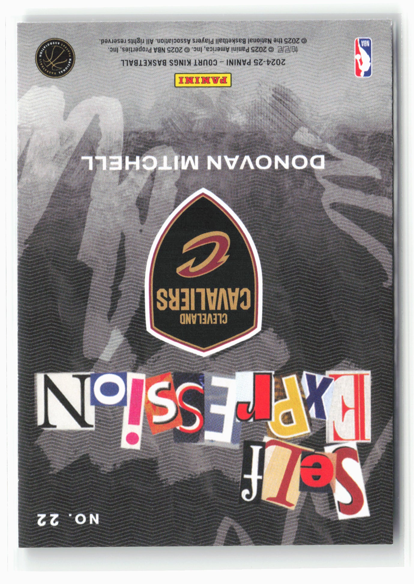 2024-25 Panini Court Kings #22 Donovan Mitchell Self Expression