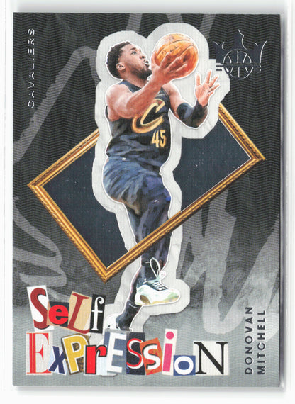 2024-25 Panini Court Kings #22 Donovan Mitchell Self Expression