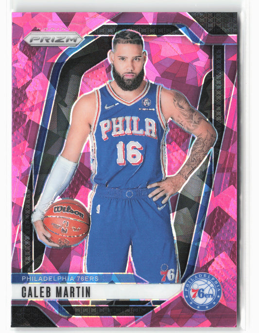 2024-25 Panini Prizm #67 Caleb Martin Prizms Pink Ice