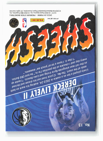 2023-24 Panini Premium Stock #13 Dereck Lively II Sheesh Silver Prizm
