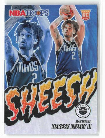 2023-24 Panini Premium Stock #13 Dereck Lively II Sheesh Silver Prizm