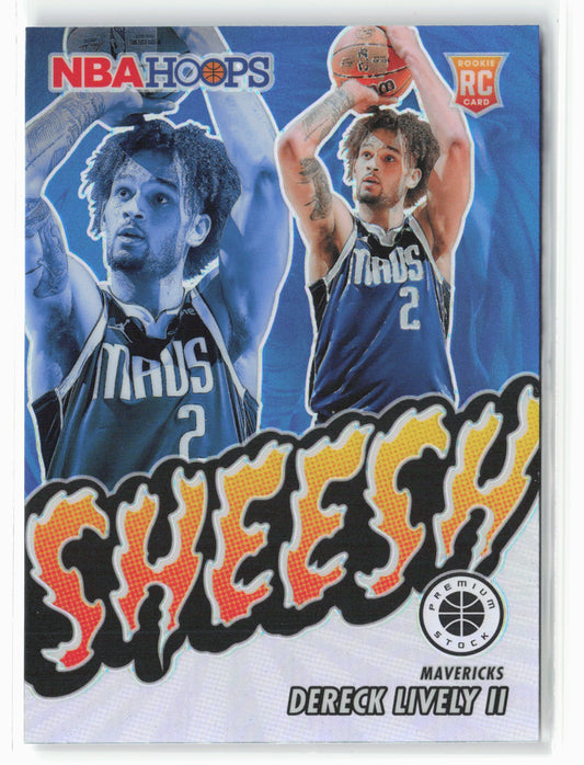 2023-24 Panini Premium Stock #13 Dereck Lively II Sheesh Silver Prizm