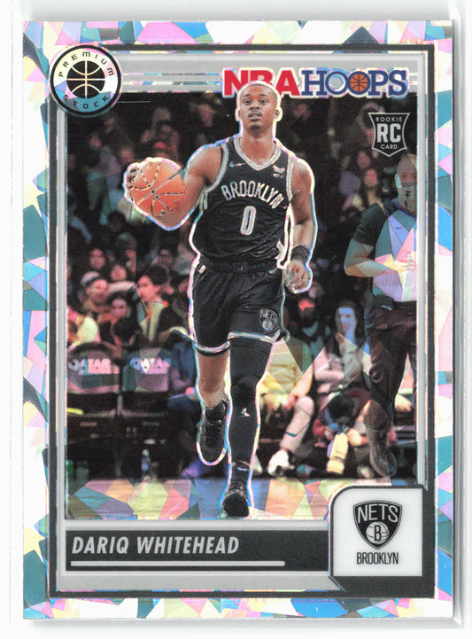 2023-24 Panini Premium Stock #238 Dariq Whitehead Ice Prizm NM