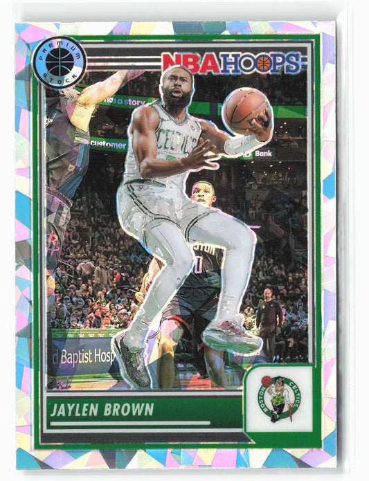 2023-24 Panini Premium Stock #81 Jaylen Brown Ice Prizm