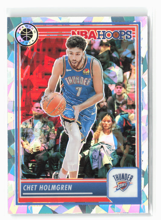 2023-24 Panini Premium Stock #38 Chet Holmgren Ice Prizm