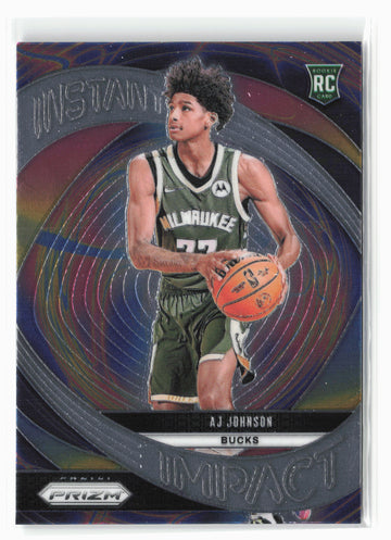 2024-25 Panini Prizm #11 AJ Johnson Instant Impact