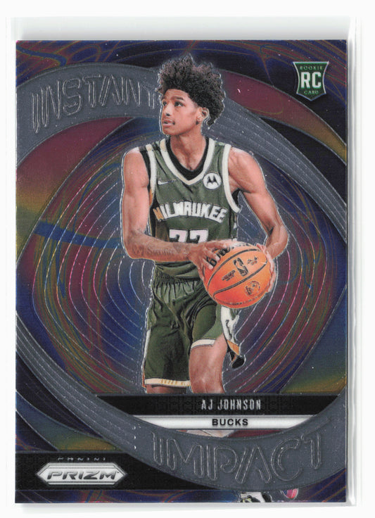2024-25 Panini Prizm #11 AJ Johnson Instant Impact