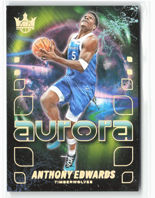 2024-25 Panini Court Kings #3 Anthony Edwards Aurora