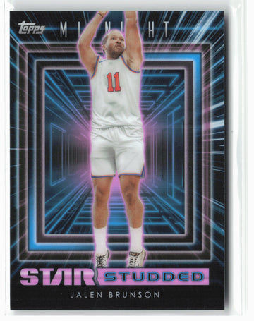 2023-24 Topps Midnight #SS-13 Jalen Brunson Star Studded
