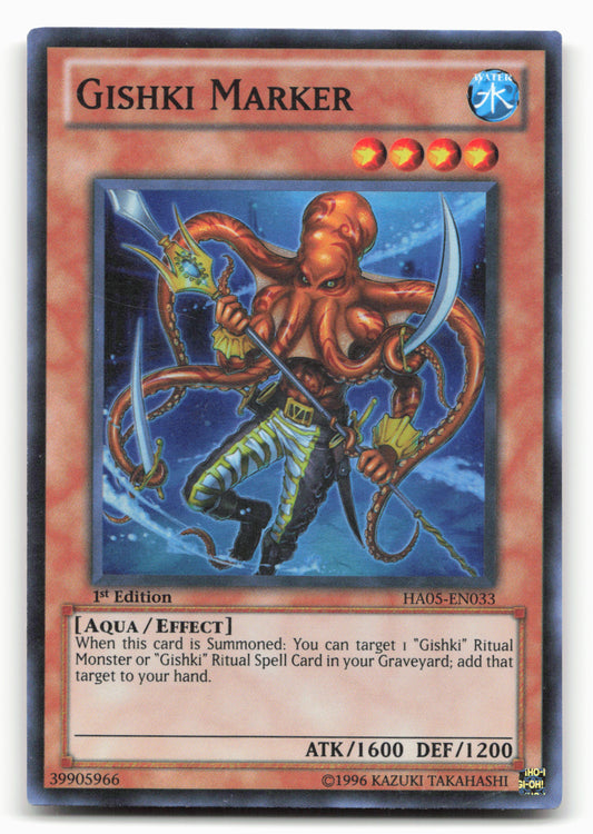 Hidden Arsenal 5: Steelswarm Invasion #HA05-EN033 Gishki Marker Holo
