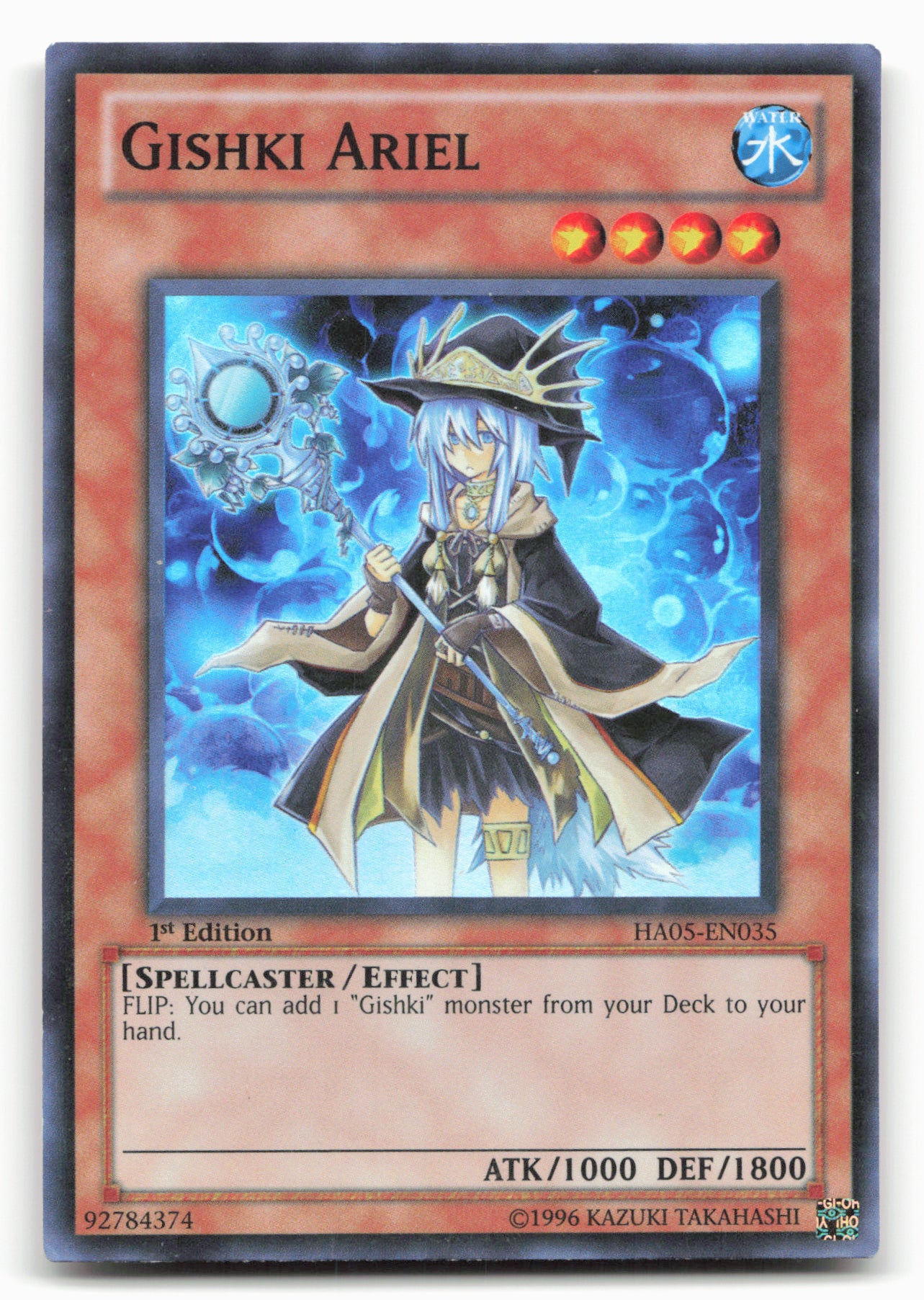 Hidden Arsenal 5: Steelswarm Invasion #HA05-EN035 Gishki Ariel Holo